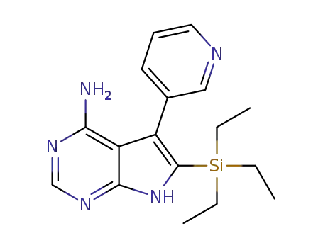 C<sub>17</sub>H<sub>23</sub>N<sub>5</sub>Si
