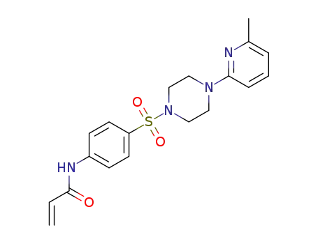 N-{4-[4-(6-methylpyridin-2-yl)piperazine-1-sulfonyl]phenyl}acrylamide