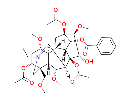 3,13-diacetylaconitine