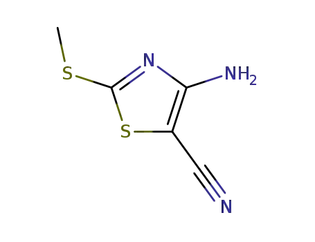 4-아미노-2-메틸티오티아졸-5-탄소니트릴