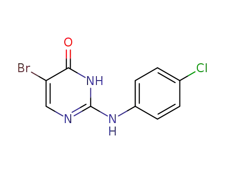 5-bromo-2-[(4-chlorophenyl)amino]pyrimidin-4(3H)-one