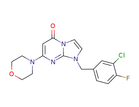 C<sub>17</sub>H<sub>16</sub>ClFN<sub>4</sub>O<sub>2</sub>
