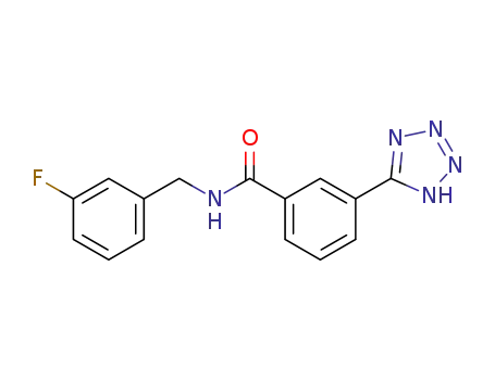 C<sub>15</sub>H<sub>12</sub>FN<sub>5</sub>O