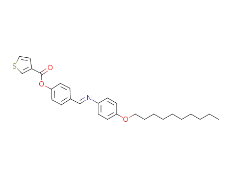 4-{(E)-[(4-decyloxyphenyl)imino]methyl}phenyl thiophene-3-carboxylate