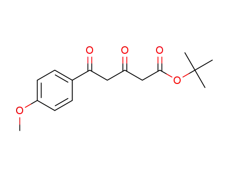Molecular Structure of 1394949-28-0 (tert-butyl 5-(4-methoxyphenyl)-3,5-dioxopentanoate)