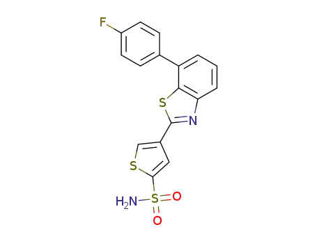 4-[7-(4-Fluoro-phenyl)-benzothiazol-2-yl]-thiophene-2-sulfonic acid amide