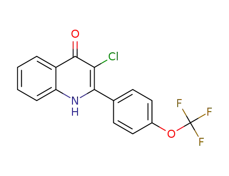 C<sub>16</sub>H<sub>9</sub>ClF<sub>3</sub>NO<sub>2</sub>