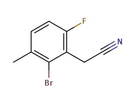 2-BroMo-6-fluoro-3-Methylphenylacetonitrile, 96%