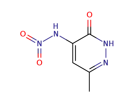 Molecular Structure of 408492-56-8 (6-ьethyl-4-(nitroamino)pyridazin-3(2H)-one)