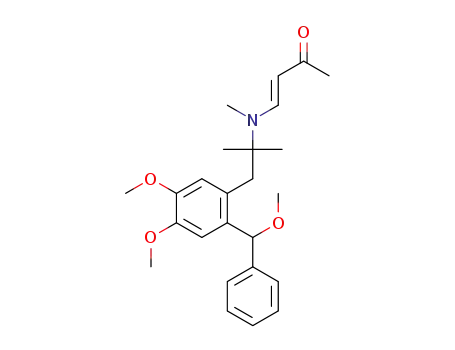 (3E)-4-[(2-{4,5-dimethoxy-2-[methoxy(phenyl)methyl]phenyl}-1,1-dimethylethyl)(methyl)amino]-but-3-en-2-one
