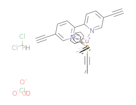 Cu(1,2-bis(diphenylphosphane)benzene)(5,5'-diethynyl-2,2'-bipyridine)(ClO<sub>4</sub>)*CH<sub>2</sub>Cl<sub>2</sub>