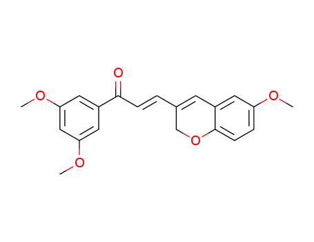 (E)-3-(6-methoxy-2H-chromen-3-yl)-1-(3,5-dimethoxyphenyl)prop-2-en-1-one
