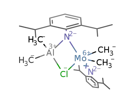 [MoMe2(N(2,6-Pr2(i)-C6H3)AlMe2(μ-Cl))(N-2,6-Pr2(i)-C6H3)]
