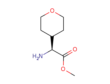 Molecular Structure of 368866-32-4 ((S)-AMINO-(TETRAHYDRO-PYRAN-4-YL)-ACETIC ACID METHYL ESTER)