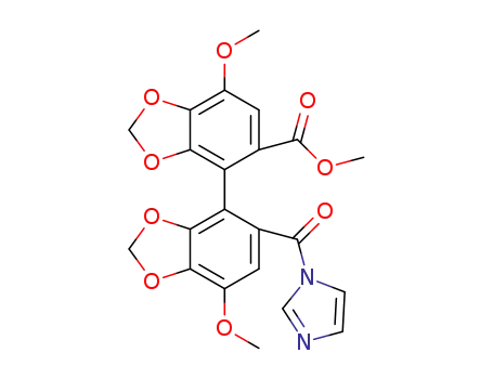 methyl 5'-(1H-imidazole-1-carbonyl)-7,7'-dimethoxy-(4,4'-bibenzo[d][1,3]dioxole)-5-carboxylate