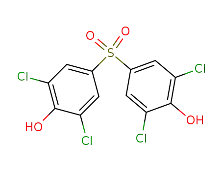 Molecular Structure of 30609-79-1 (Phenol,4,4'-sulfonylbis[2,6-dichloro-)