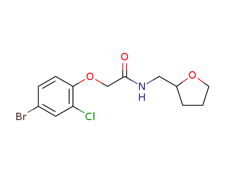 Molecular Structure of 430452-27-0 (C<sub>13</sub>H<sub>15</sub>BrClNO<sub>3</sub>)