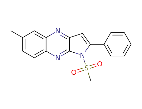 6-methyl-1-(methylsulfonyl)-2-phenyl-1H-pyrrolo[2,3-b]quinoxaline