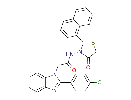C<sub>28</sub>H<sub>21</sub>ClN<sub>4</sub>O<sub>2</sub>S