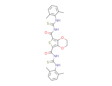 N,N'-bis(2,6-dimethylphenylthiocarbamoyl)-2,3-dihydrothieno[3,4-b][1,4]dioxine-5,7-dicarboxamide