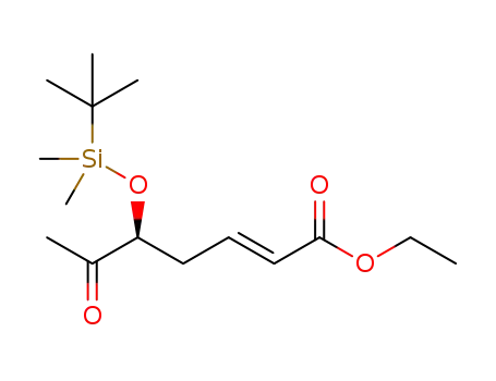 (S,E)-ethyl 5-(tert-butyldimethylsilyloxy)-6-oxohept-2-enoate