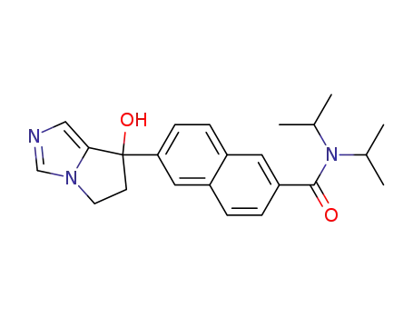 6-(7-hydroxy-6,7-dihydro-5H-pyrrolo[1,2-c]imidazol-7-yl)-N,N-diisopropyl-2-naphthamide