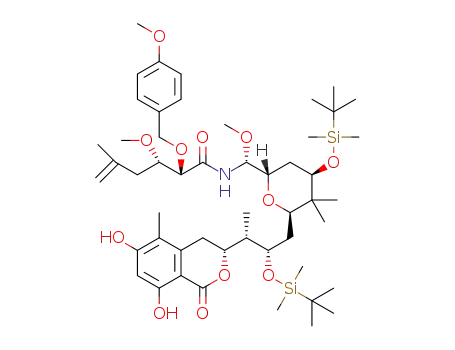 Molecular Structure of 1402589-26-7 (C<sub>51</sub>H<sub>83</sub>NO<sub>12</sub>Si<sub>2</sub>)