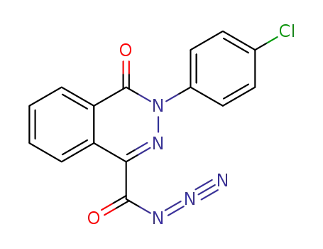 3-(4-chlorophenyl)-4-oxo-3,4-dihydrophthalazine-1-carbonyl azide