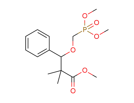 methyl 3-[(dimethoxyphosphoryl)methoxy]-2,2-dimethyl-3-phenylpropanoate