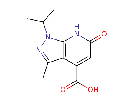 1-ISOPROPYL-3-METHYL-6-OXO-6,7-DIHYDRO-1H-PYRAZOLO[3,4-B]PYRIDINE-4-CARBOXYLIC ACID