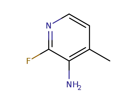 Molecular Structure of 173435-32-0 (3-AMINO-2-FLUORO-4-PICOLINE)