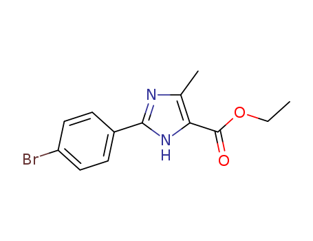 2-(4-BROMOPHENYL)-5-METHYL-3H-IMIDAZOLE-4-CARBOXYLIC ACID ETHYL ESTER