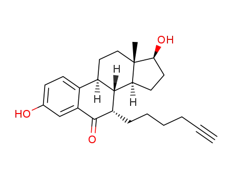3,17β-bis(hydroxy)-7α-(6-hexynyl)-estra-1,3,5(10)-trien-6-one