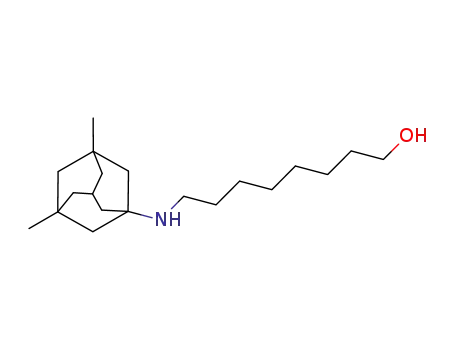 Molecular Structure of 1402933-71-4 (8-((3,5-dimethyladamantan-1-yl)amino)octan-1-ol)