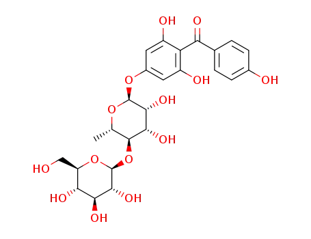 2,4',6-O-trihydroxybenzophenone 4-O-β-D-glucopyranosyl-(1→4)-α-L-rhamnopyranoside
