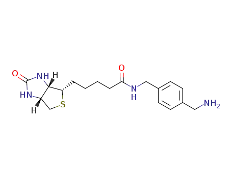 1H-Thieno[3,4-d]iMidazole-4-pentanaMide, N-[[4-(aMinoMethyl)phenyl]Methyl]hexahydro-2-oxo-, (3aS,4S,6aR)-