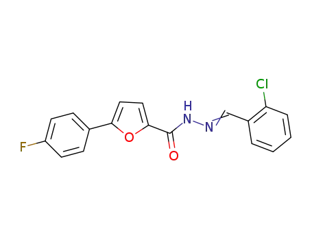 2-chlorobenzaldehyde (5-(4-fluorophenyl)-2-furoyl)hydrazone