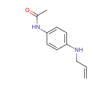 Molecular Structure of 884059-87-4 (Acetamide,  N-[4-(2-propenylamino)phenyl]-  (9CI))