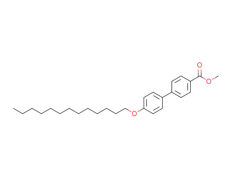 Molecular Structure of 1439362-30-7 (4'-tridecyloxy-biphenyl-4-carboxylic acid methyl ester)