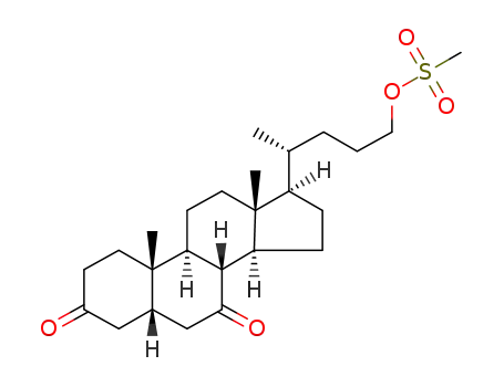 3,7-dioxo-24-cholanyl methansulfonate