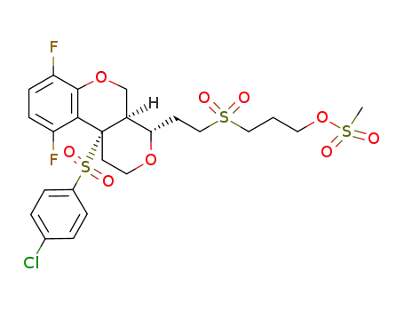 C<sub>24</sub>H<sub>27</sub>ClF<sub>2</sub>O<sub>9</sub>S<sub>3</sub>