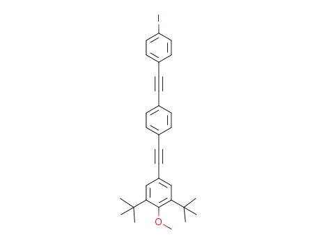 1,3-di-tert-butyl-5-((4-((4-iodophenyl)ethynyl)phenyl)ethynyl)-2-methoxybenzene