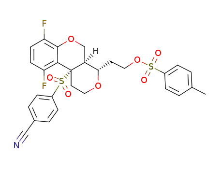 C<sub>28</sub>H<sub>25</sub>F<sub>2</sub>NO<sub>7</sub>S<sub>2</sub>