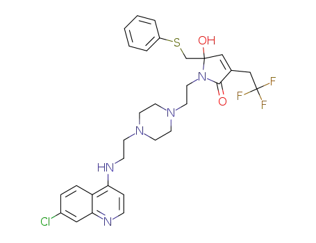 C<sub>30</sub>H<sub>33</sub>ClF<sub>3</sub>N<sub>5</sub>O<sub>2</sub>S