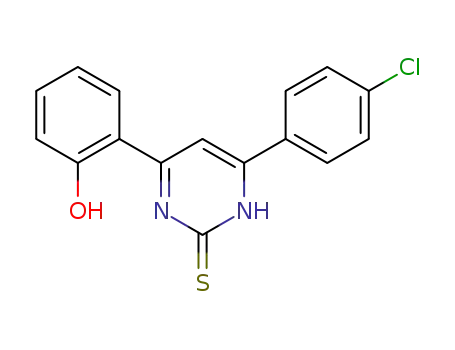 6-(4-chlorophenyl)-4-(2-hydroxyphenyl)pyrimidine-2(1H)-thione