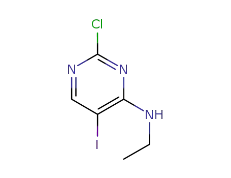 (2-chloro-5-iodo-pyrimidin-4-yl)-ethyl-amine