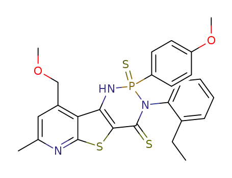 C<sub>26</sub>H<sub>26</sub>N<sub>3</sub>O<sub>2</sub>PS<sub>3</sub>