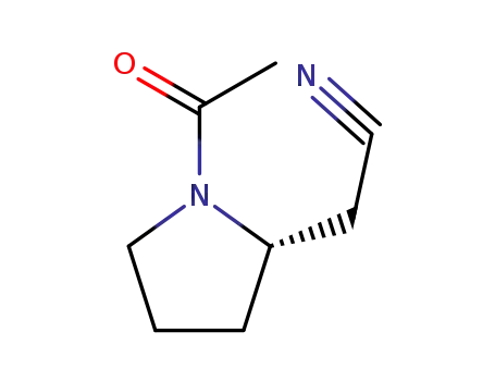 2-Pyrrolidineacetonitrile, 1-acetyl-, (2S)- (9CI)
