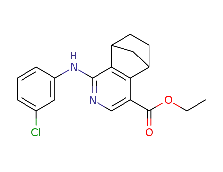 ethyl 1-{[3-chlorophenyl]amino}-5,6,7,8-tetrahydro-5,8-methanoisoquinoline-4-carboxylate