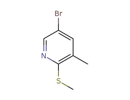 5-Bromo-3-methyl-2-(methylthio)pyridine